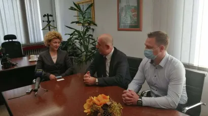 Marija Jungić. Rudolf Vujević i Marko Marušič/ Foto: BBŽ<br><br><br><br>