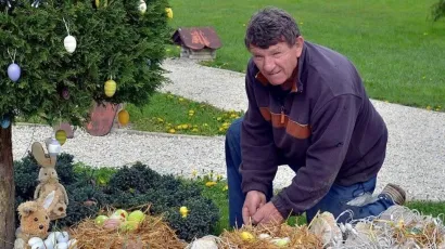 Zlatko Salaj prethodnih je godina također sudjelovao u uređenju imanja, no ove godine glavni inicijatori svega na imanju su sin Alen i on/Foto: TZ BBŽ