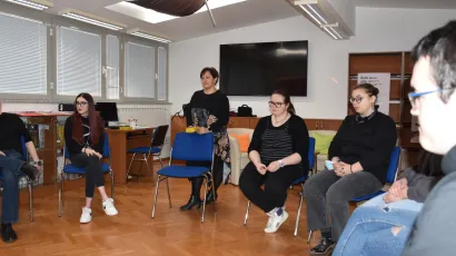 Učenici i profesori Komercijalne i trgovačke škole Bjelovar pripremaju se za putovanje u Irsku/Foto: Ornela Malogorski
