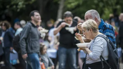 Građanima će se dijeliti besplatne porcije graha i na jezeru i na Petrovom vrhu/Foto: Nikolina Vuković Stipaničev/CROPIX (ilustracija)