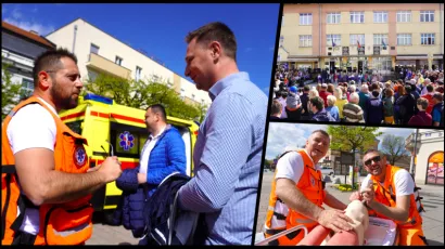 Daruvarski glavni trg u subotu je bio prepun događanja/Foto: Nikica Puhalo/MojPortal.hr