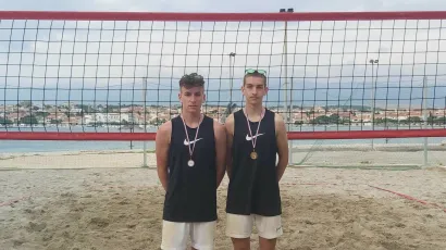 Odbojkaši iz Daruvara kući su se vratili s broncom oko vrata/Foto: