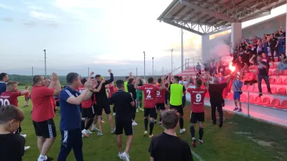 Slavlje Mladostaša nakon utakmice/Foto: Deni Marčinković
