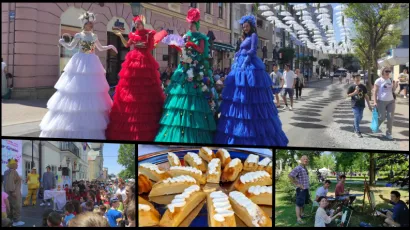 Mnoštvo događanja privuklo je u centar Bjelovar velik broj posjetitelja/Foto: Martina Čapo, Grad Bjelovar