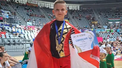 Niko Žiher, europski prvak u mažoretu/Foto: Mia Belak