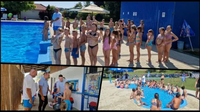 Čak 58 mališana naučilo je ovoga ljeta plivati na šandrovačkom bazenu Gradina/Foto: Općina Veliko Trojstvo i Šandrovac