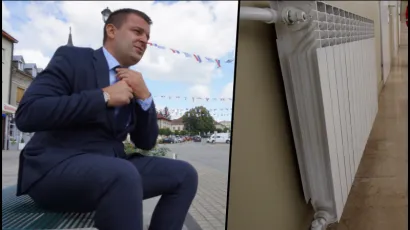 Gradonačelnik Bjelovara neugodno je iznenađen komentarima oko nadolazeće energetske krize i mjera koje će se poduzeti/Foto: MojPortal.hr, Ivo Ravlić/CROPIX