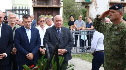 Gradonačelnik Grada Lipika Vinko Kasana i grqdonačelnik Grada Bjelovara Dario Hrebak/ Foto: Compas