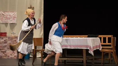 Nagrada za najbolju sporednu žensku ulogu otišla je Zdenki Kamenarić za ulogu bake Magde u predstavi 'Fačuk'/Foto: Marina Brestovečki Mrkoci