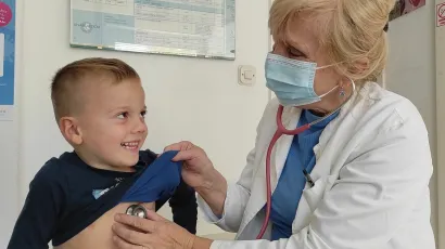 Dnevno dr. Čatipović već tjednima u prosjeku pregleda više od 80 malih pacijenata, većinom vrtićanaca/Foto: Martina Čapo