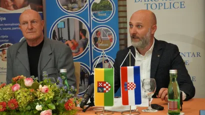 Vjekoslav Šafranić, predsjednik<br>Sportskog saveza Grada Zagreba i ravnatelj Daruvarskih toplica Ratko Vuković/Foto: Dijana Puhalo/MojPortal.hr