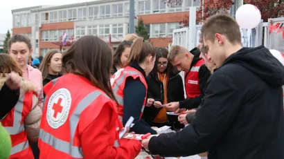 Jedna od prijašnjih akcija bjelovarskog Crvenog križa/Foto: Crveni križ Bjelovar
