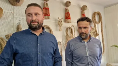 Igor Brajdić i Mario Hrga/ Foto: Grad Bjelovar