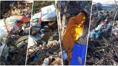 Smeće je isti dan uklonjeno/Foto: Općina Dežanovac