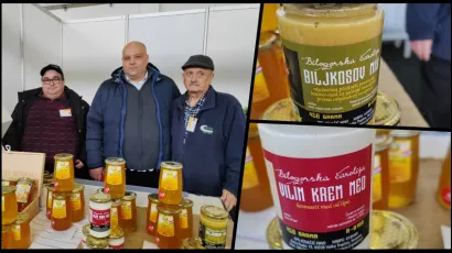 Sajam je sjajna prilika za druženjem, ali i prodajom, kažu nam otac i sin Kovačić/Foto: Martina Čapo