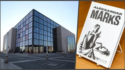 Izložba i predstavljanje monografije u čast Aleksandra Marksa održat će u Nacionalnoj i sveučilišnoj knjižnici/ Foto: Davor Pongracic/CROPIX, NSK
