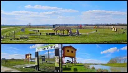Edukativni punkt Pepeljni vrtovi s kućicama za promatranje ptica i velikim dječjim igralištem/Foto: Nikica Puhalo/MojPortal.hr