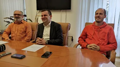 Denis Hladiš, Dario Hrebak i Ivan Ožegović/ Foto: Deni Marčinković