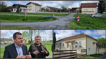 Dario Hrebak u obišao je Patkovac//Foto: Grad Bjelovar