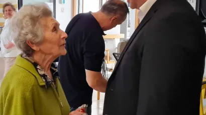 Štićenice doma htjele su porazgovarati i sa županom Marušićem/Foto: BBŽ