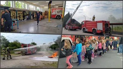 Bjelovarski vatrogasci prezentirali svoj rad najmlađima/ Foto: Deni Marčinković
