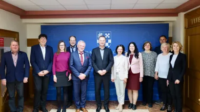 Župan Marušić sa suradnicima primio je delegaciju Plzenske županije/ Foto: BBŽ
