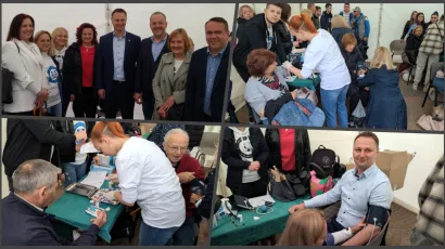 Akcija mjerenja tlaka i šećera u središtu grada/ Foto: Deni Marčinković