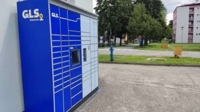 Novi paketomat nalazi se pored tržnice/Foto: Pakrački list