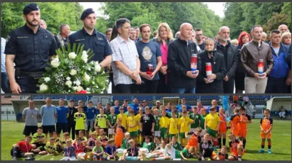 Obilježavanje 32. godišnjice prve žrtve u Domovinskom ratu na području zapadne Slavonije/ Foto: Pakrački list/HNK Daruvar