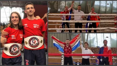 Ena Katalenić i Tomislav Kranjec u finalu su svladali predstavnike Francuske/ Foto: SK Šan