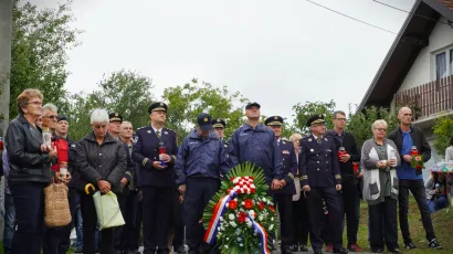 Obilježavanje stradavanja branitelja i pripadnika Odreda narodne zaštite u Doljanima/Foto: Nikica Puhalo/MojPortal.hr