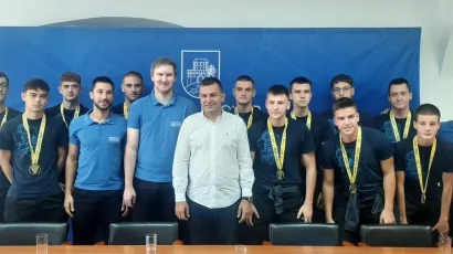 Uspješne sportaše ugostio je gradonačelnik Hrebak/Foto: MojPortal