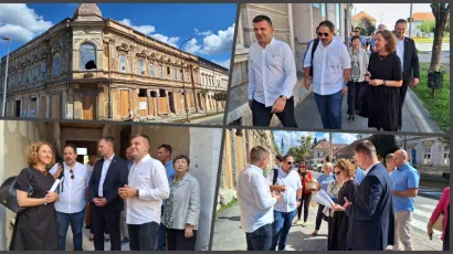 Ministrica je posjetila zgrade u središtu grada/ Foto: Deni Marčinković