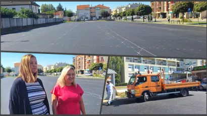 Obnovljeno je parkiralište kod bjelovarske bolnice/ Foto: Deni Marčinković