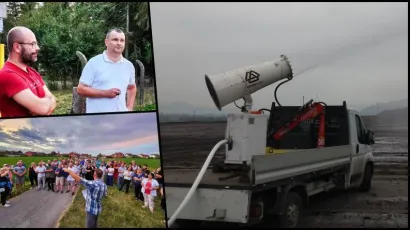 Vodeni top HE30 tvrtke Hennlich trebao bi za tri tjedna doći u Daruvar i smanjiti smrad koji se širi gradom/Foto: MojPortal.hr, Hennlich