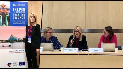 Jasna Vaniček Fila u Latviji/Foto: Ministarstvo kulture i medija