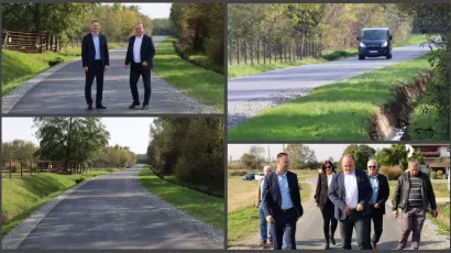 Obnovljena cesta Kaniška Iva - Marino Selo/Foto: BBŽ