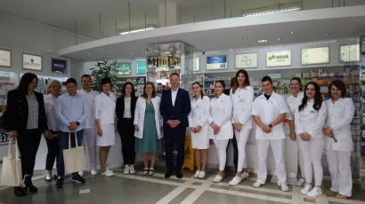 Marko Marušić prvi je župan koji je posjetio ovu ljekarnu, kaže ravnateljica/ Foto: BBŽ