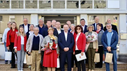 Župan Marušić primio je darivatelje koji su krv dobrovoljni darivali preko 100 puta/ Foto: BBŽ