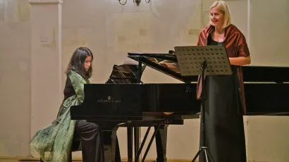 Mia Elezović i Nataša Antoniazzo/Foto: Zvonimir Ferina/Hrvatski glazbeni zavod