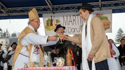 Vinski biskup Tomislav Matić oduševio je sve/ Foto: Predrag Uskoković