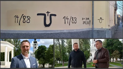 Čelnici Grada i Županije osudili su vandalski čin/ Foto: Deni Marčinković/BBŽ