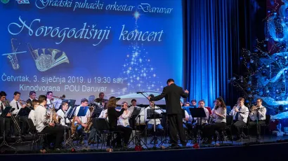 Gradski puhački orkestar Daruvar/Foto: Pučko otvoreno učilište Daruvar