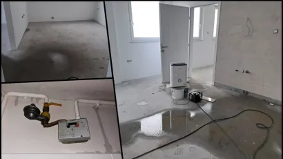 Gašenje požara dovelo je do štete u nedavno obnovljenom prostoru pedijatrije/Foto: MojPortal.hr