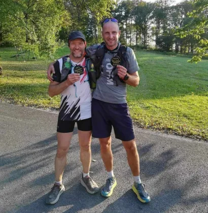 Eniz i njegov prijatelj i kolega Tomislav Tepeš/Foto: Privatni album