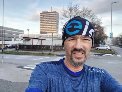 Robert Mašić za Eniza je trčao na Staru godinu/Foto: Trči sa srcem