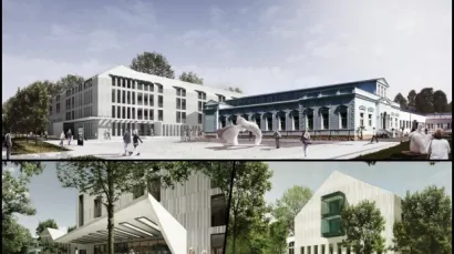 Projekt Hotela Fontana u Toplicama Lipik/ Foto: Arhitektonski fakultet Zagreb/Compas