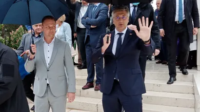 Marko Marušić i Andrej Plenković/ Foto: Deni Marinković