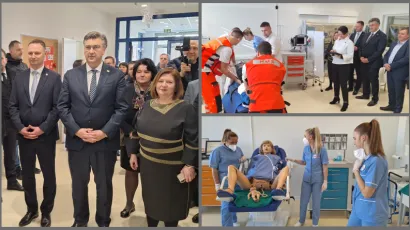Premijer Plenković obišao je Regionalni centar kompetentnosti pri Medicinskoj školi Bjelovar/ Foto: Deni Marčinković