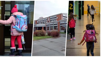 Treći dan učenici jednog razreda u IV. OŠ ne šalju svoju djecu na nastavu/Foto: Damjan Tadic/CROPIX, Foto: Niksa Stipanicev/CROPIX, MojPortal (lustracija)